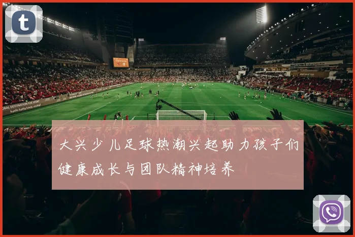 大兴少儿足球热潮兴起助力孩子们健康成长与团队精神培养